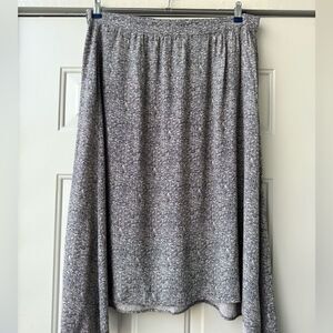 Eileen Fisher All Over Print Midi Skirt Size L